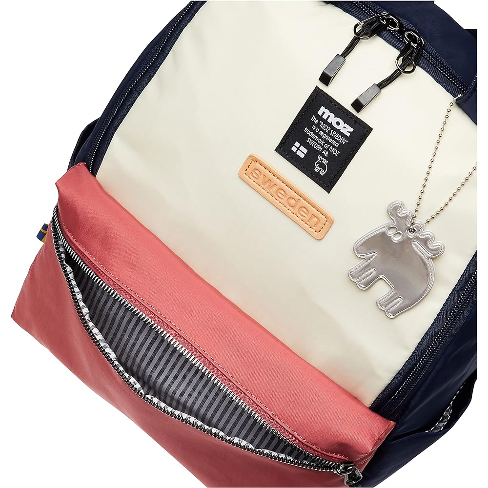 [Mozu] Reflector Rucksack Nylon Cushioning Material PC Storage A4 Commuting to School Women's Men's Lightweight Mini Rucksack ZZNL-05