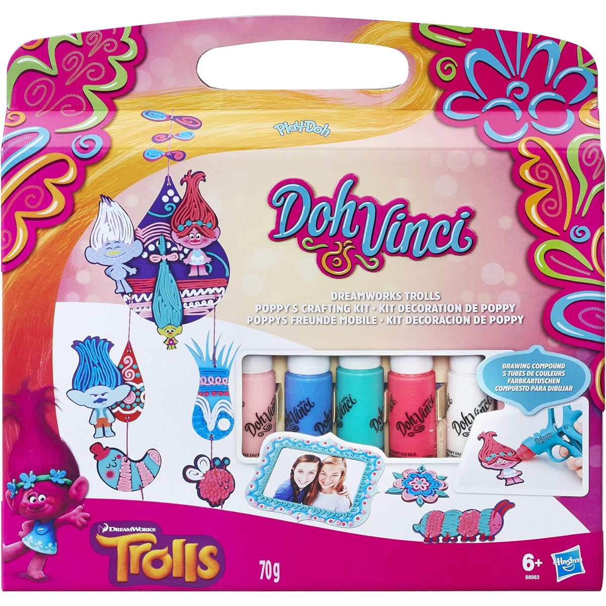 Play-doh Dohvinci Trolls Poppys Crafting Kit