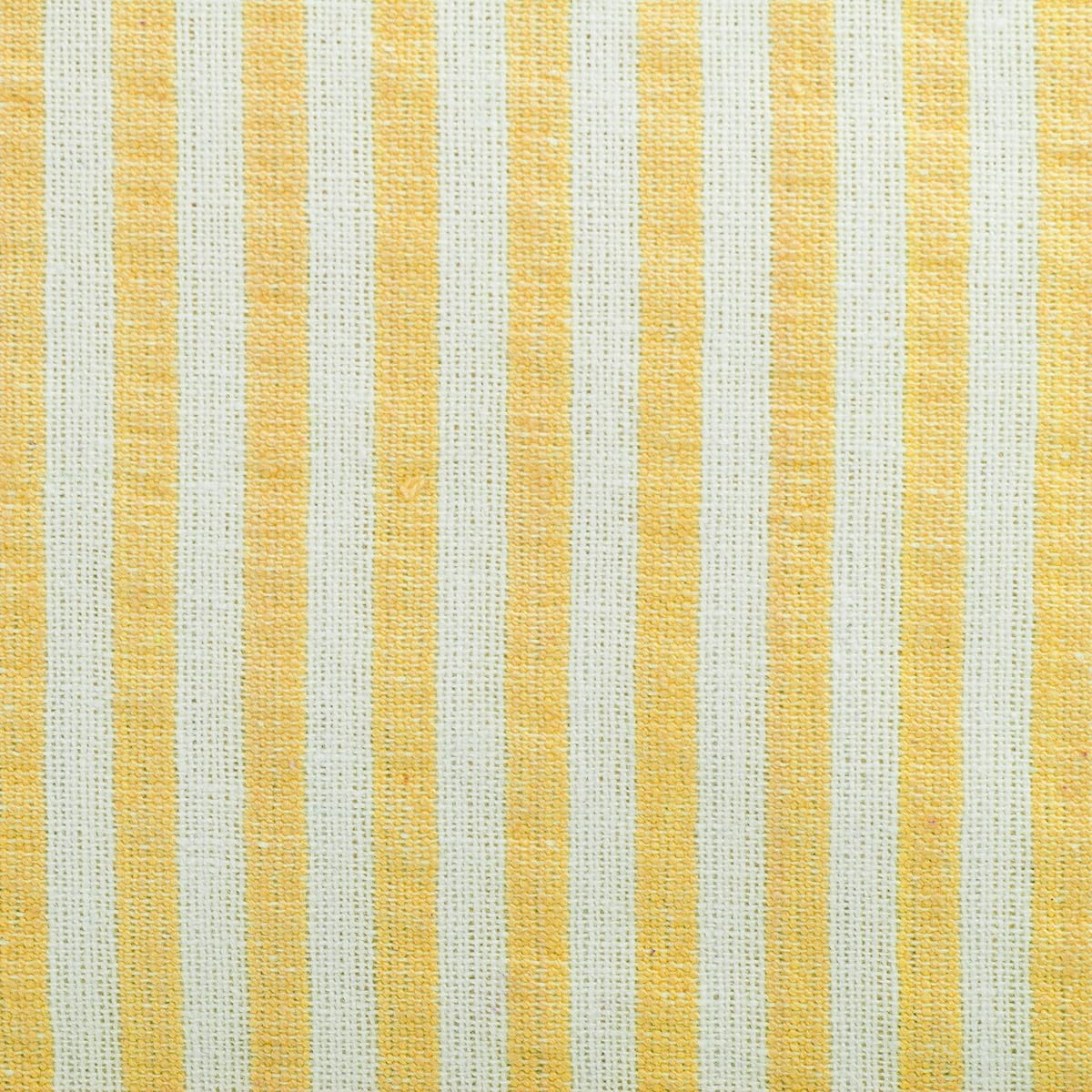 DII Cotton Seersucker Stripe Table Runner for Dining Room, Lobby, Summer Parties, Everyday Use, 14 x 72 Inch, Yellow