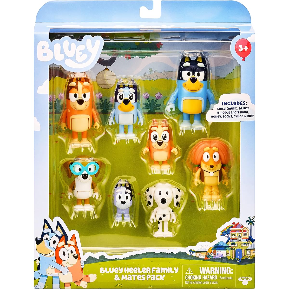 Bluey Heeler Family Figure Pack