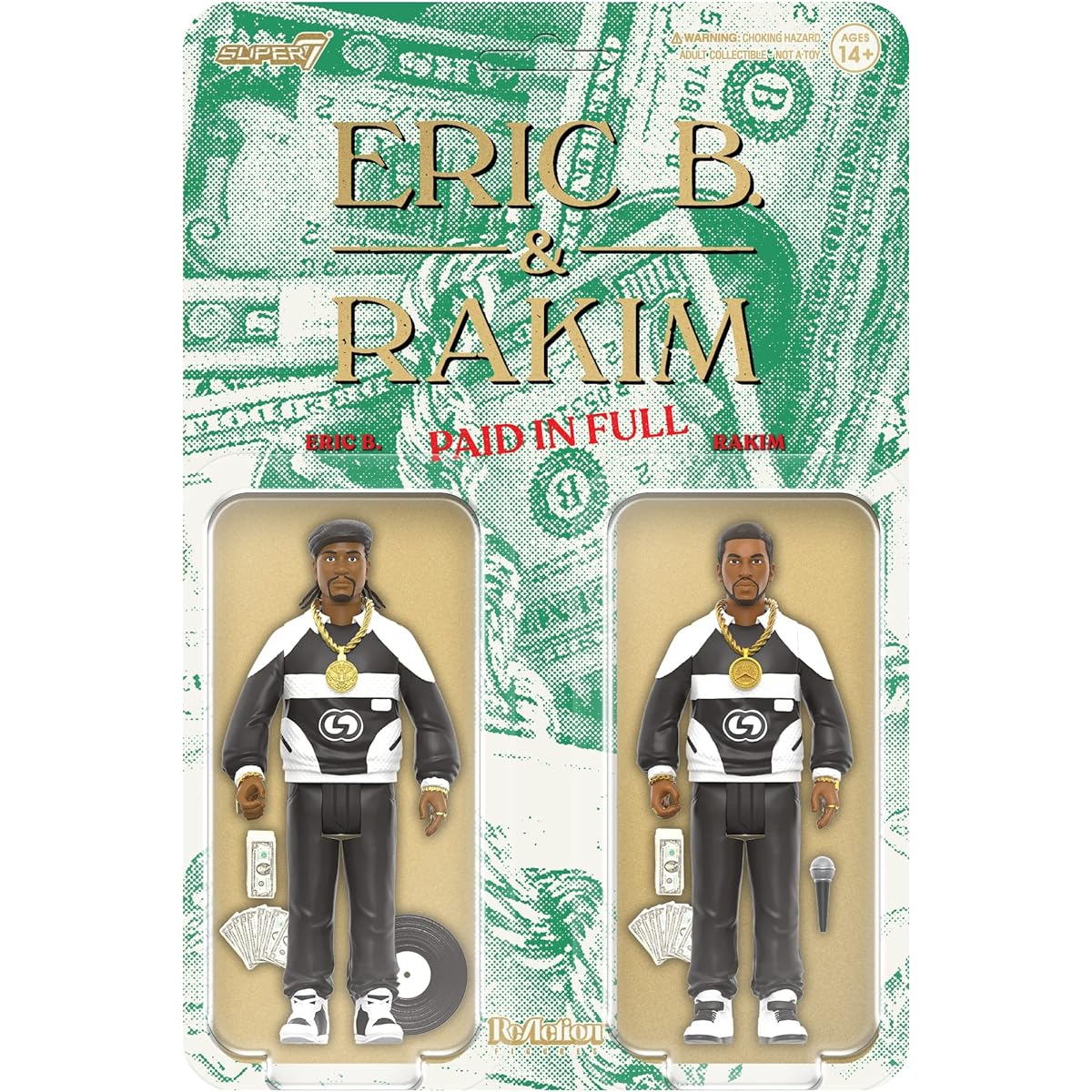Super7 Eric B & Rakim Paid Full 2-Pack - 3.75" Scale ReAction Figure 2-Pack