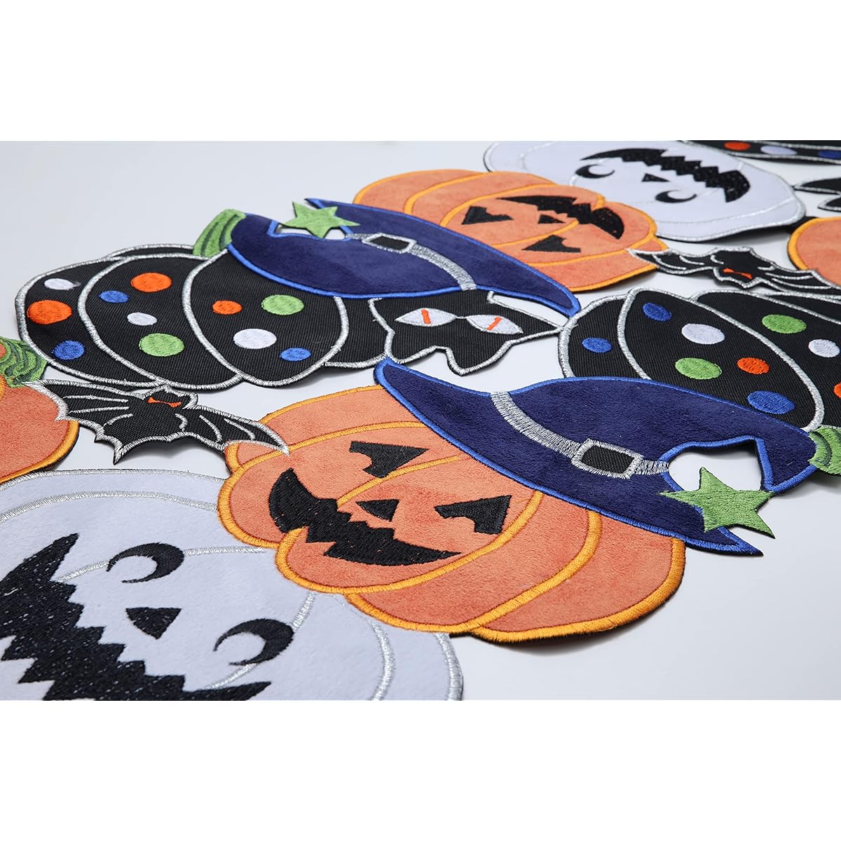 Pillow Perfect Indoor Halloween Party Table Runner 69" x 14" Black