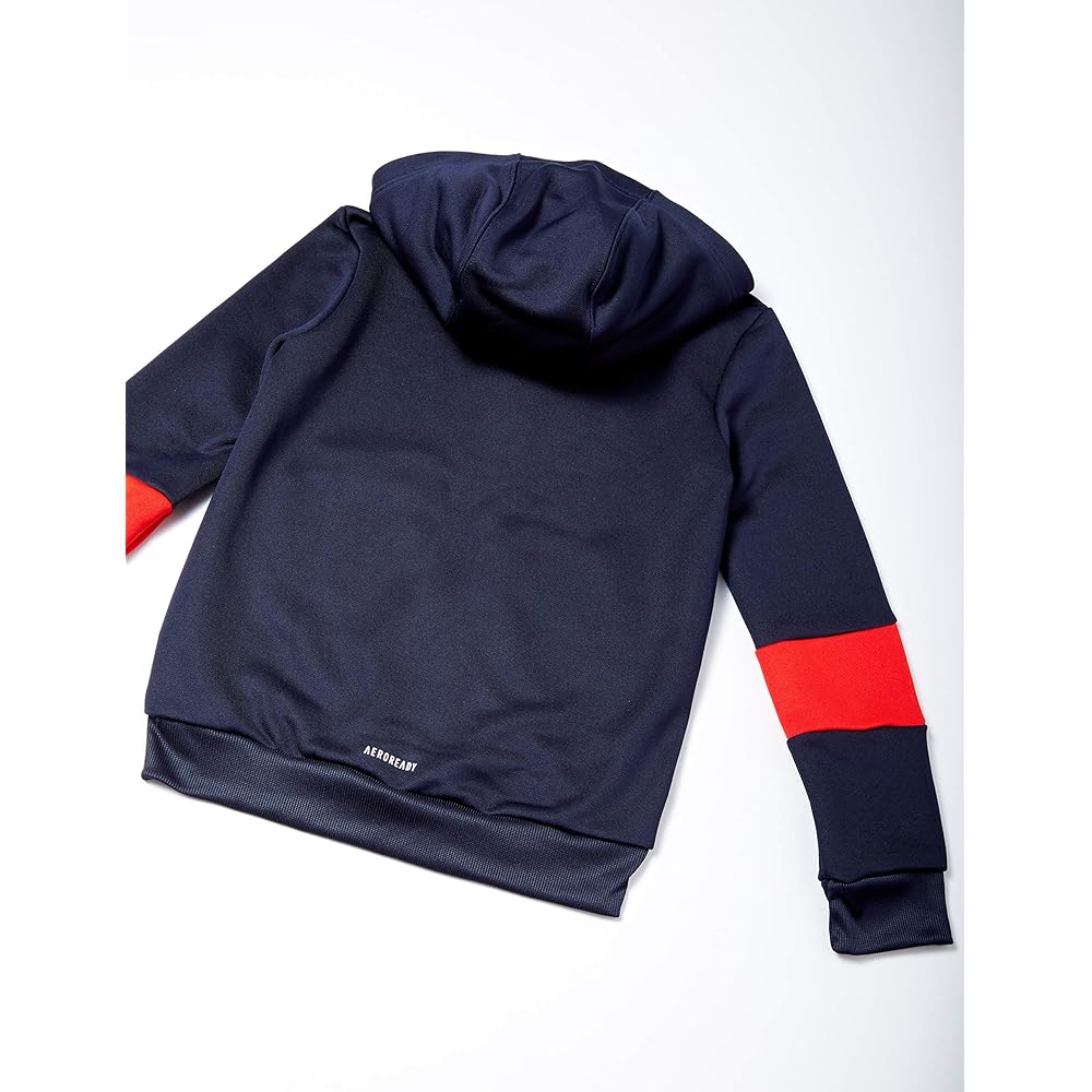 [Adidas] Jersey Top Kids 3 Stripes Aero Lady Prime Blue Parka JKI07