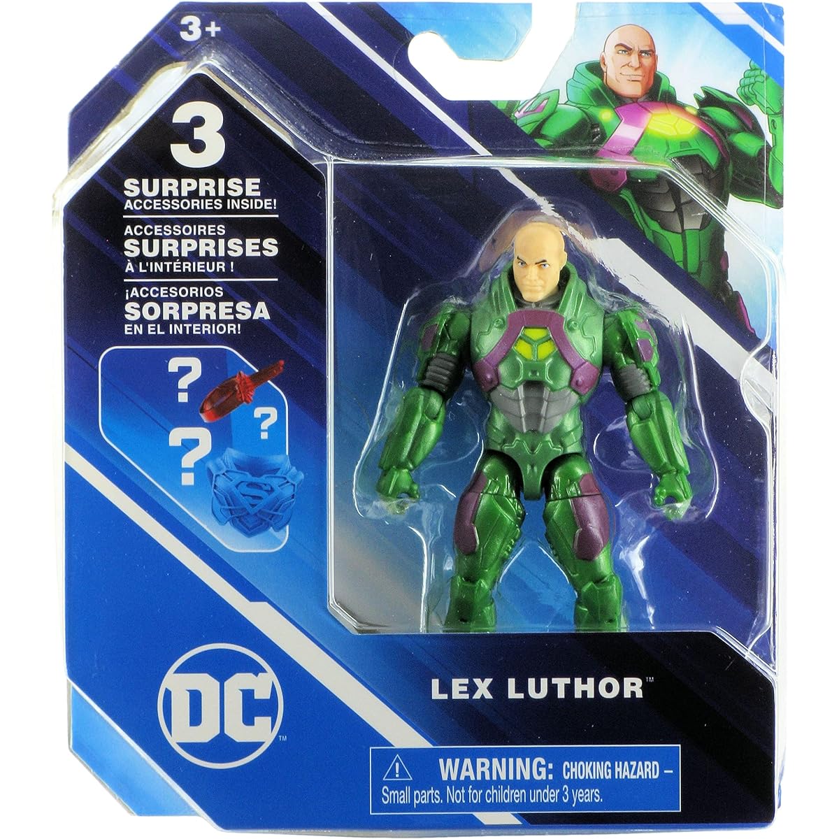 Spin Master DC Superheroes 2022 Lex Luthor 4-inch Action Figure