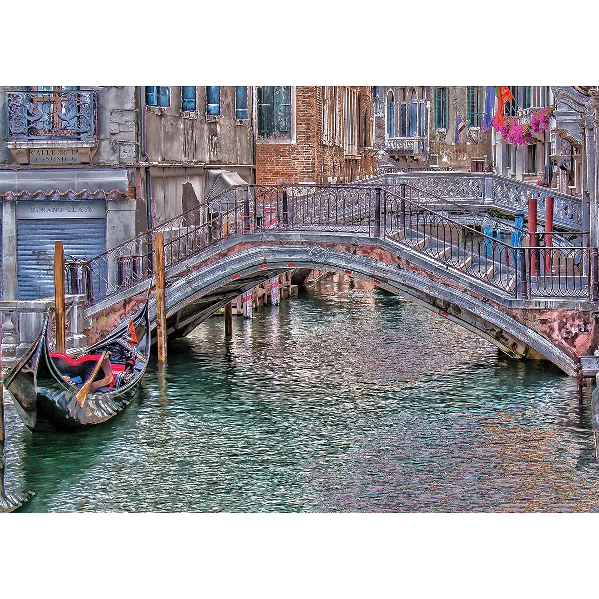 PuzzQuest Venice Chariot Fine Art Gondola Jigsaw Puzzle 1000 Piece for Adults and Teens
