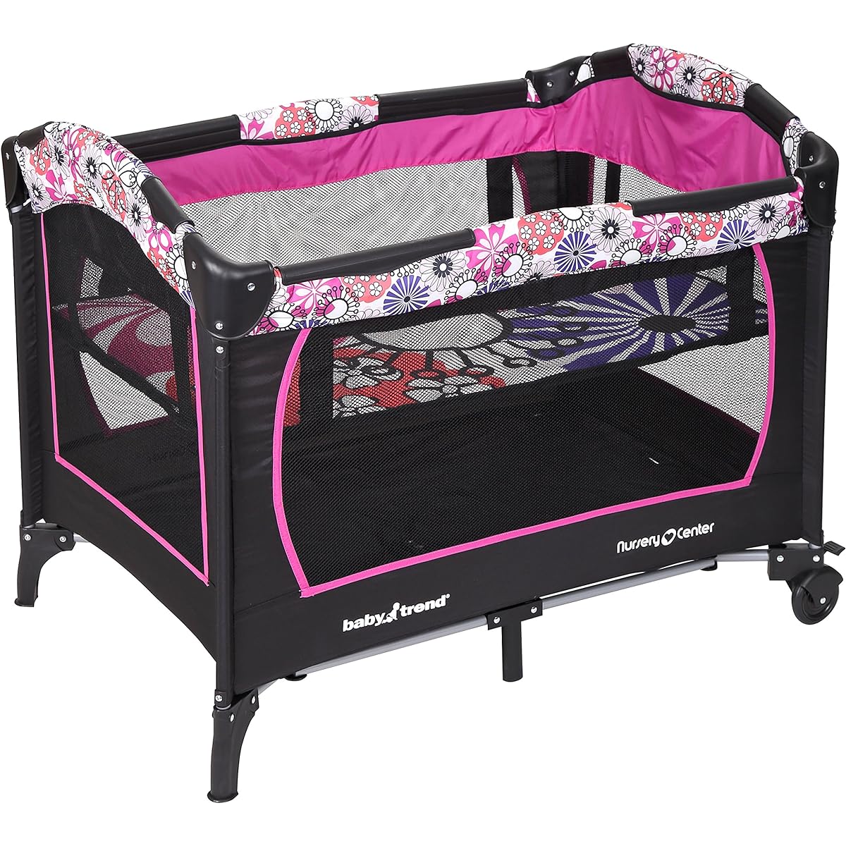Baby Trend Nursery Center 40 x 28 x 31.5 Inch Floral Garden