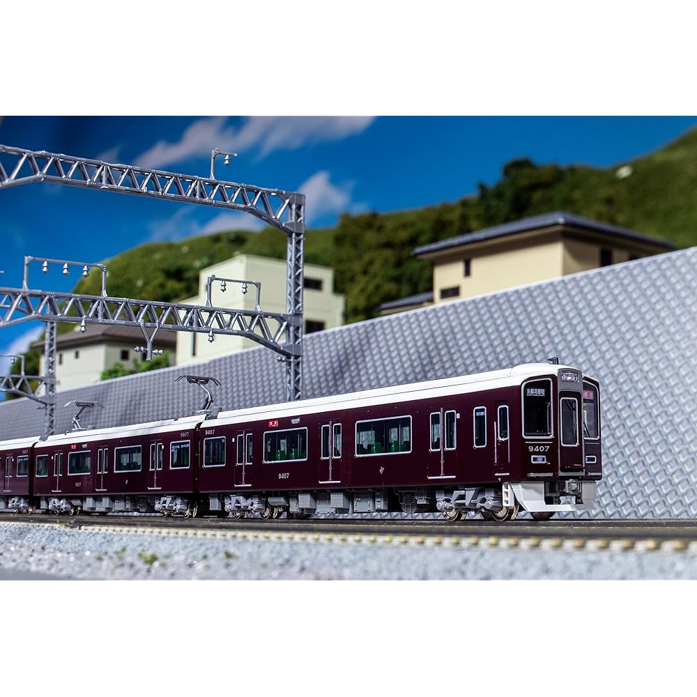 KATO N Gauge Hankyu Corporation 9300 Series Kyoto Line Basic Set 4 Cars 10-1822 Railway Model Train