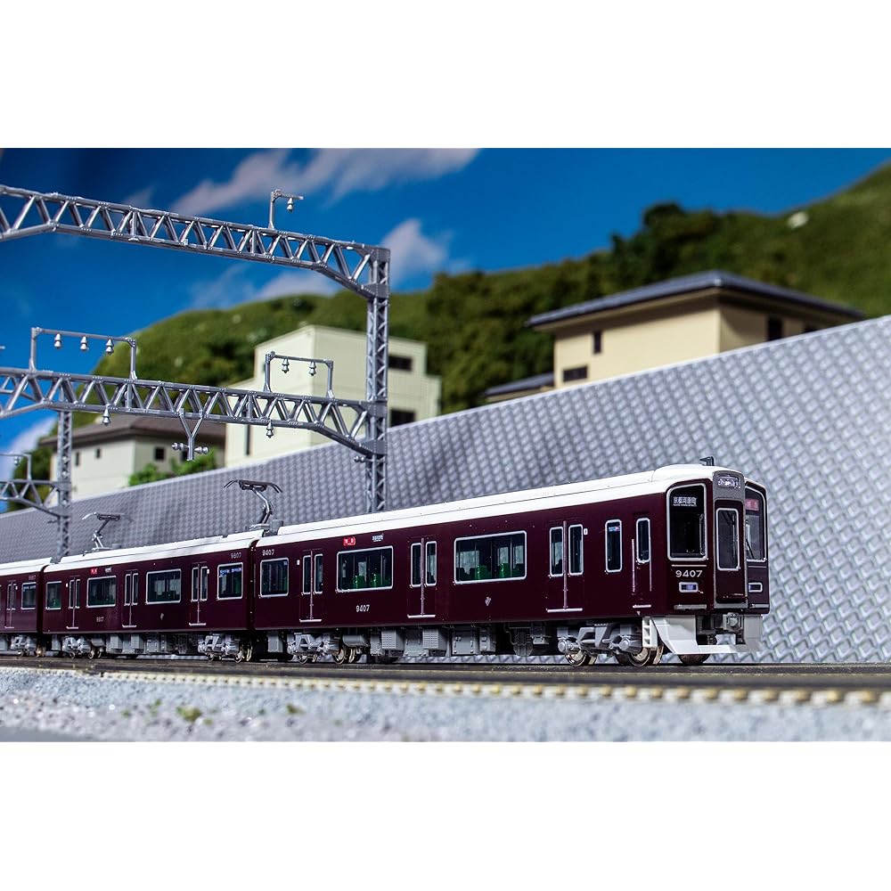 KATO N Gauge Hankyu Corporation 9300 Series Kyoto Line Extension Set 4 Cars 10-1823 Railway Model Train