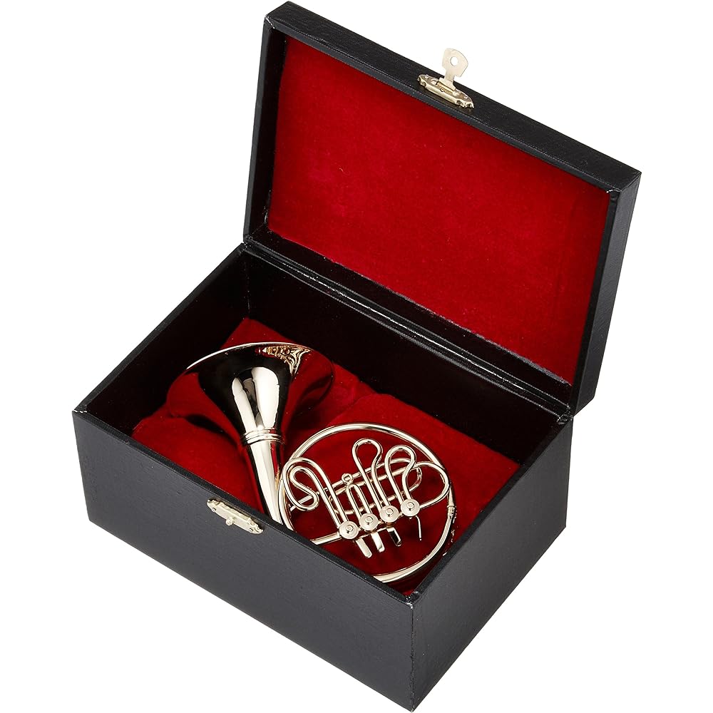 SUNRISE SOUND HOUSE Sunrise Sound House Miniature Musical Instrument French Horn 1/4 Gold
