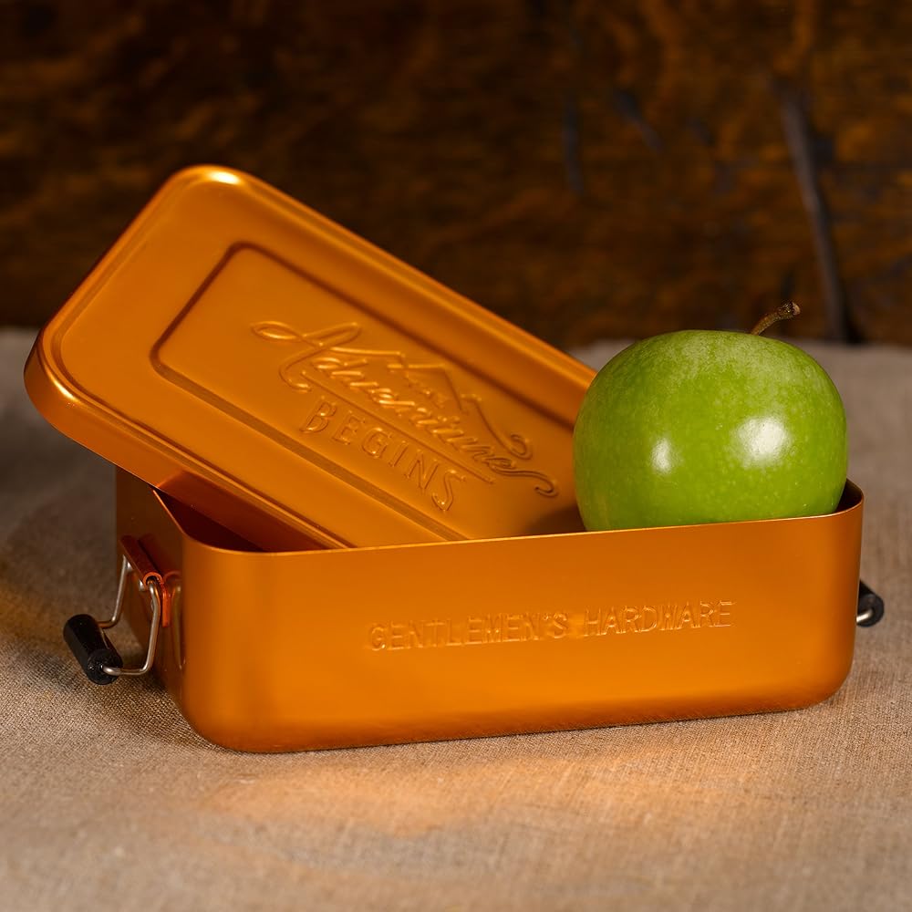GENTLEMEN'S HARDWARE (Gentleman Hardware) GENTLEMEN'S HARDWARE Lunch Box Lunch Tin Gold 5912009GD