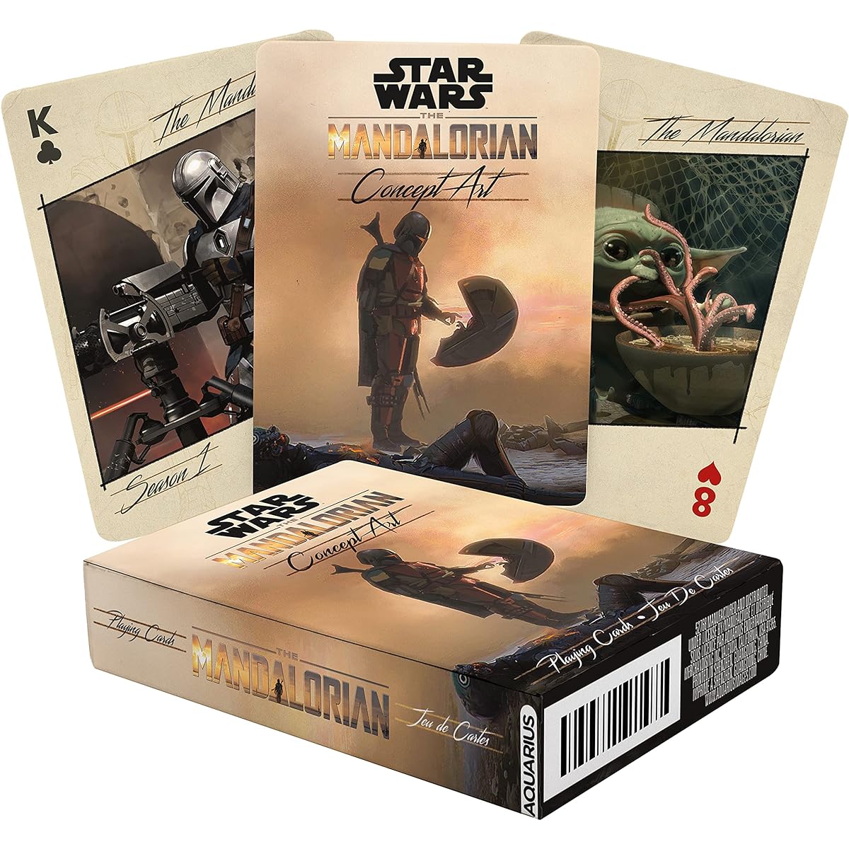 AQUARIUS Star Wars (Star Wars Playing Cards) The Mandalorian Concept Art Playing Card (Playing Cards) [Parallel Import]
