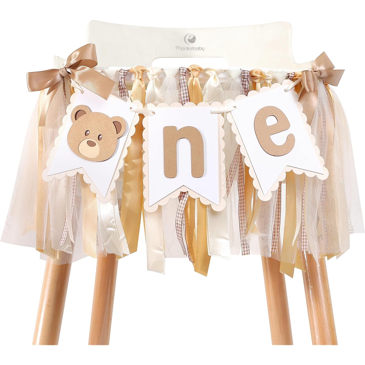 hday Banner - One Chair Banner, One Banner, 1st Birthday, Woodland High Chair Banner, Bear Party Decorations, Teddy Bear Themed Baby Shower, Beary First Birthday Decorations, Teddy Bear High Chair Banner 1st Birthday Cake smash photo props for boys/girls