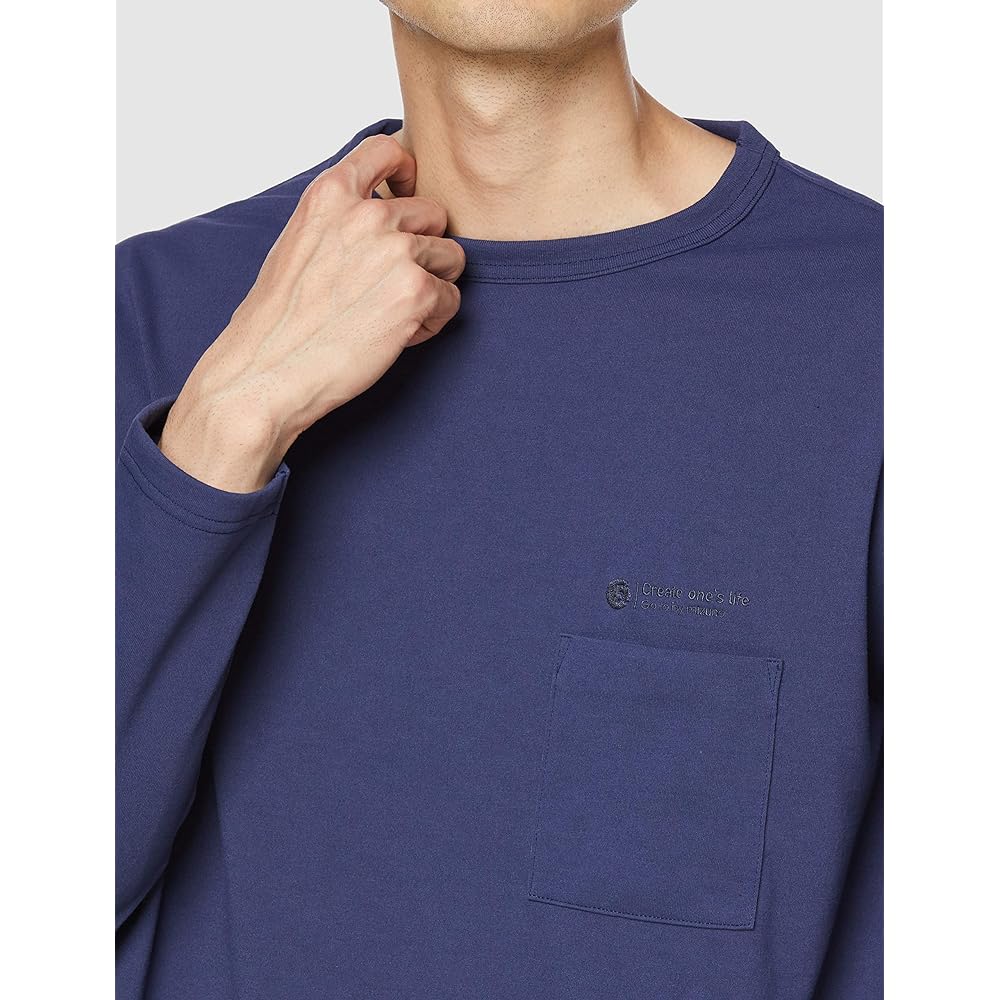 [Mizuno] Outdoor Travel & Walking Wear (Go to) Long Sleeve T-Shirt, Thick, Sweat Absorbent, Quick Drying B2MA0001