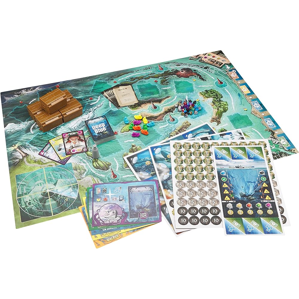 Hobby Japan Deep Blue Japanese version (for 2-5 players, 45 minutes, for ages 8 and up) Board game