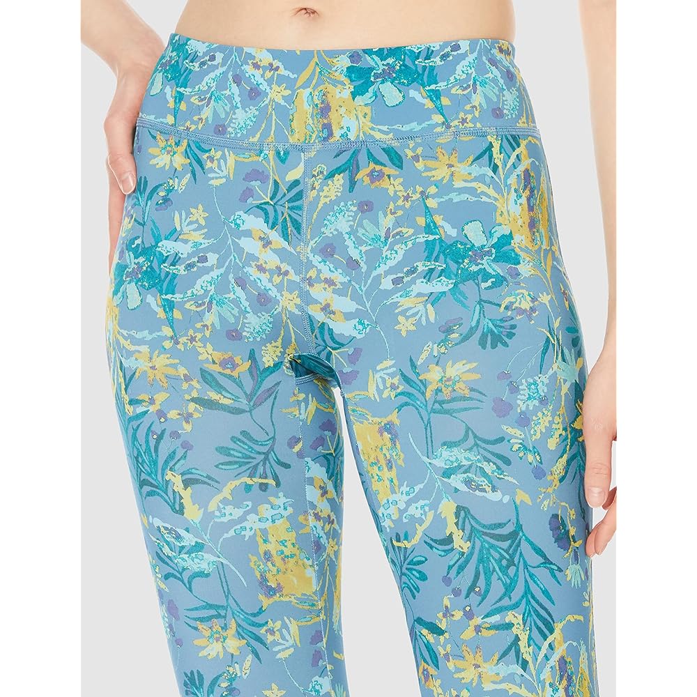 [Atsugi] Yoga Pants [Clear Beauty Active] Yoga Botanical Pattern Stretch Fit Yoga Leggings 49264PS Women's