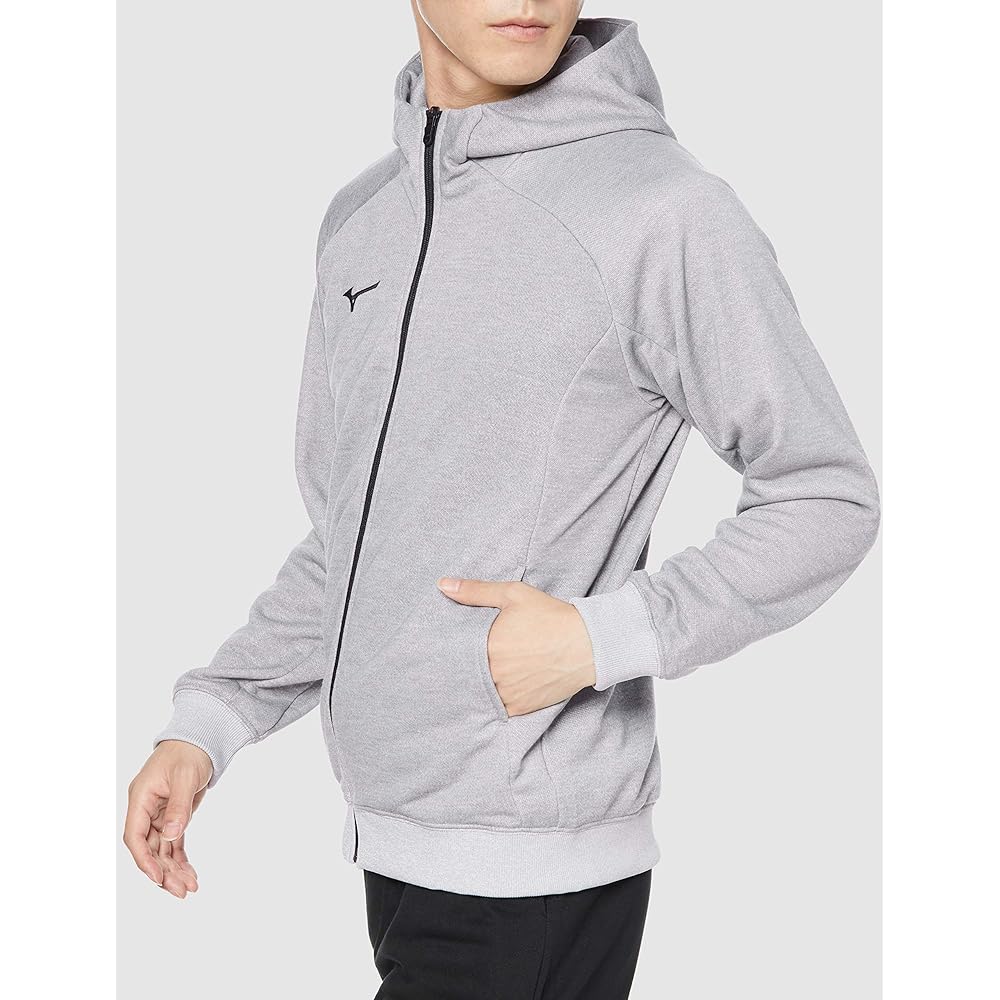 [Mizuno] Training Wear Sweatshirt Full Zip Hoodie Long Sleeve Standard 32MC0177