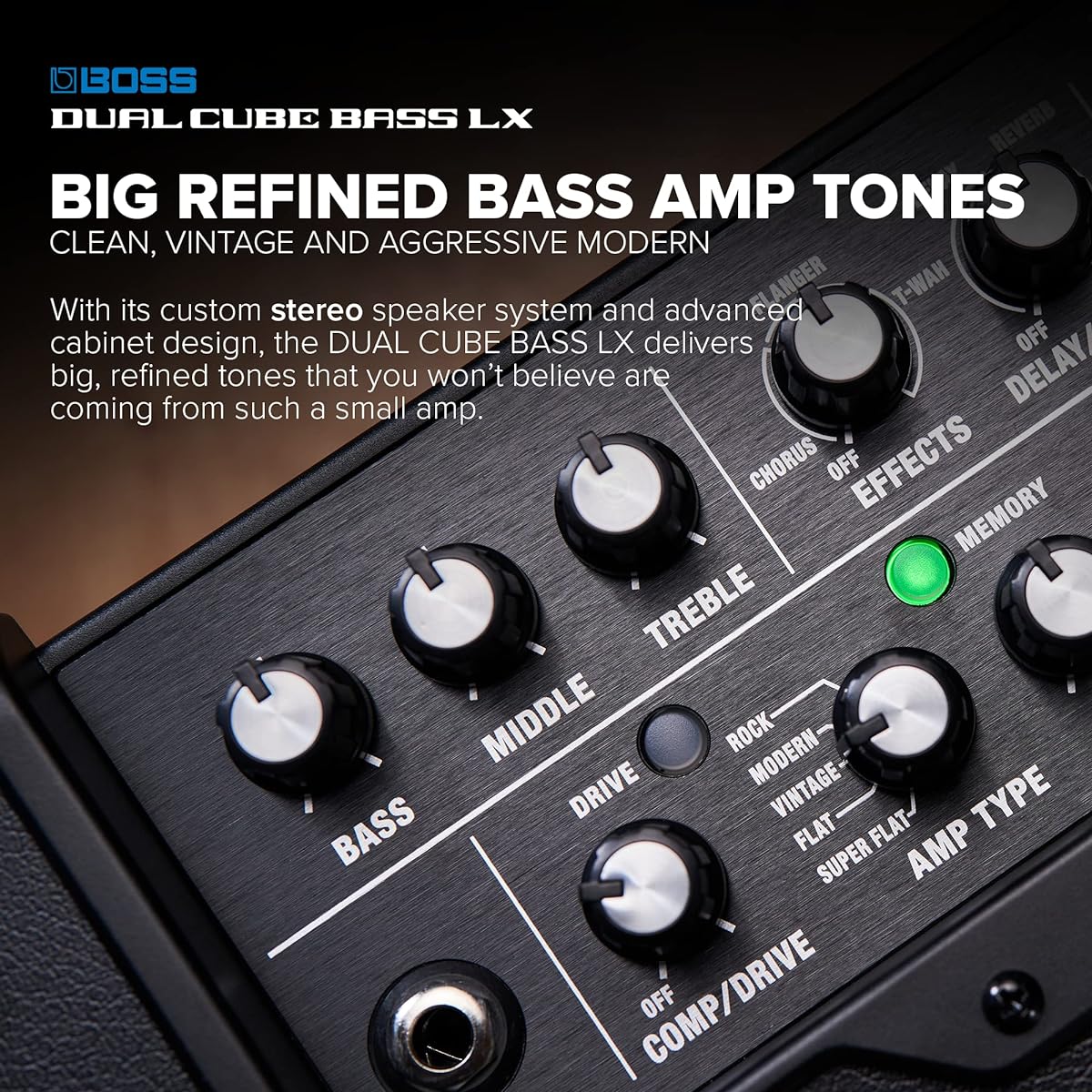 BOSS/DUAL CUBE BASS LX Bass DCB-LX Amplifier Bass Amplifier BOSS Maximum Output 10W