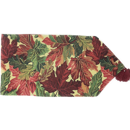 (13 X 90) - Tache Tapestry Warm Colourful Thanksgiving Leaves Fall Foliage Table Runners