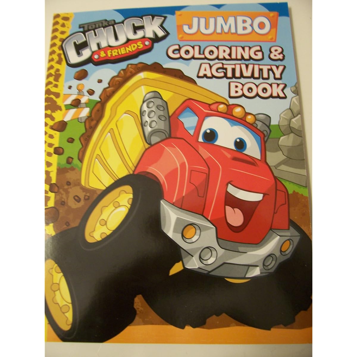 Tonka Chuck & Friends Jumbo Colouring & Activity Book Chuck Haulin' Cover