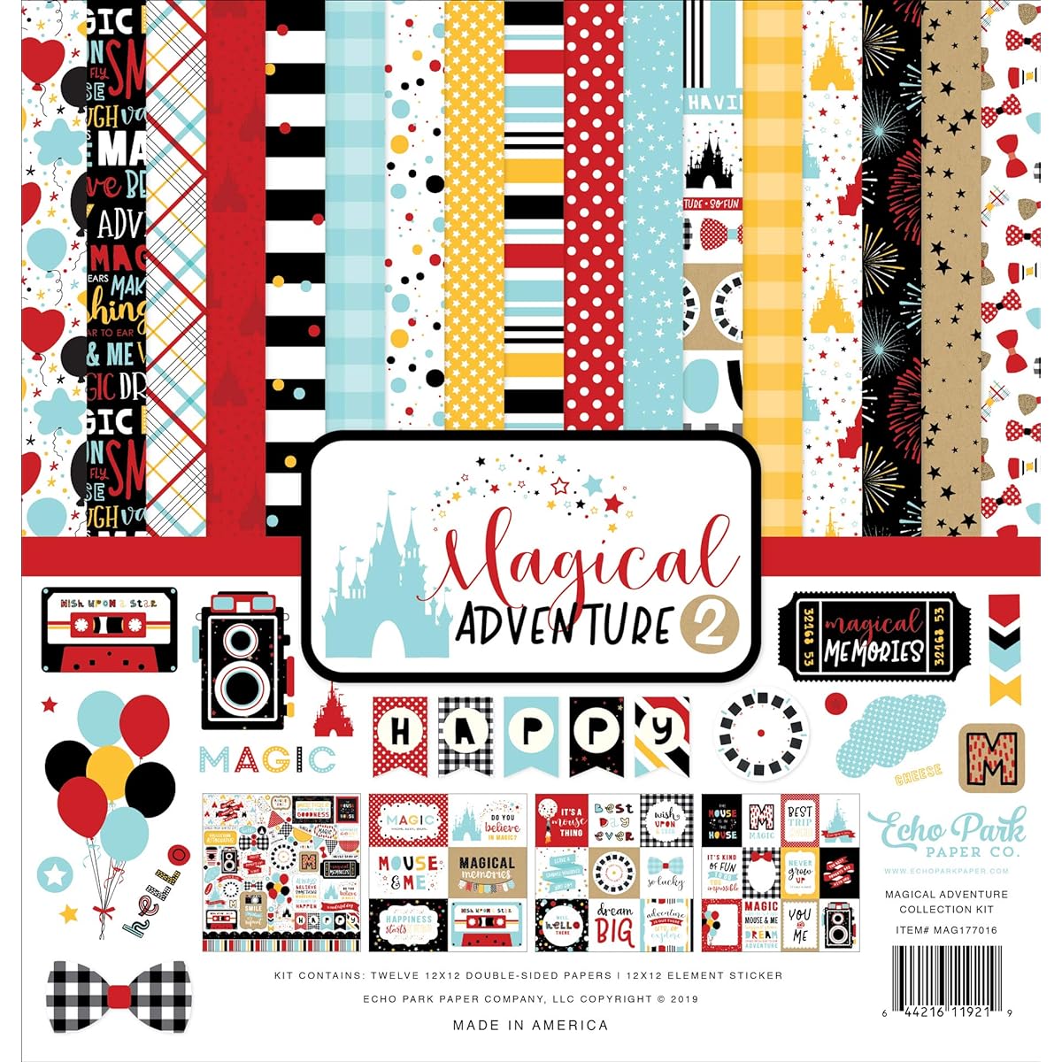 Echo Park Paper Company MAG177016 Paper 12-x-12-Inch MAG177016A