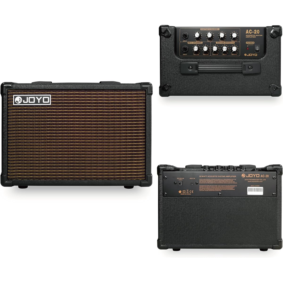 JOYO Acoustic Guitar Amplifier AC-20 Acoustic Guitar Amplifier [Domestic regular product]