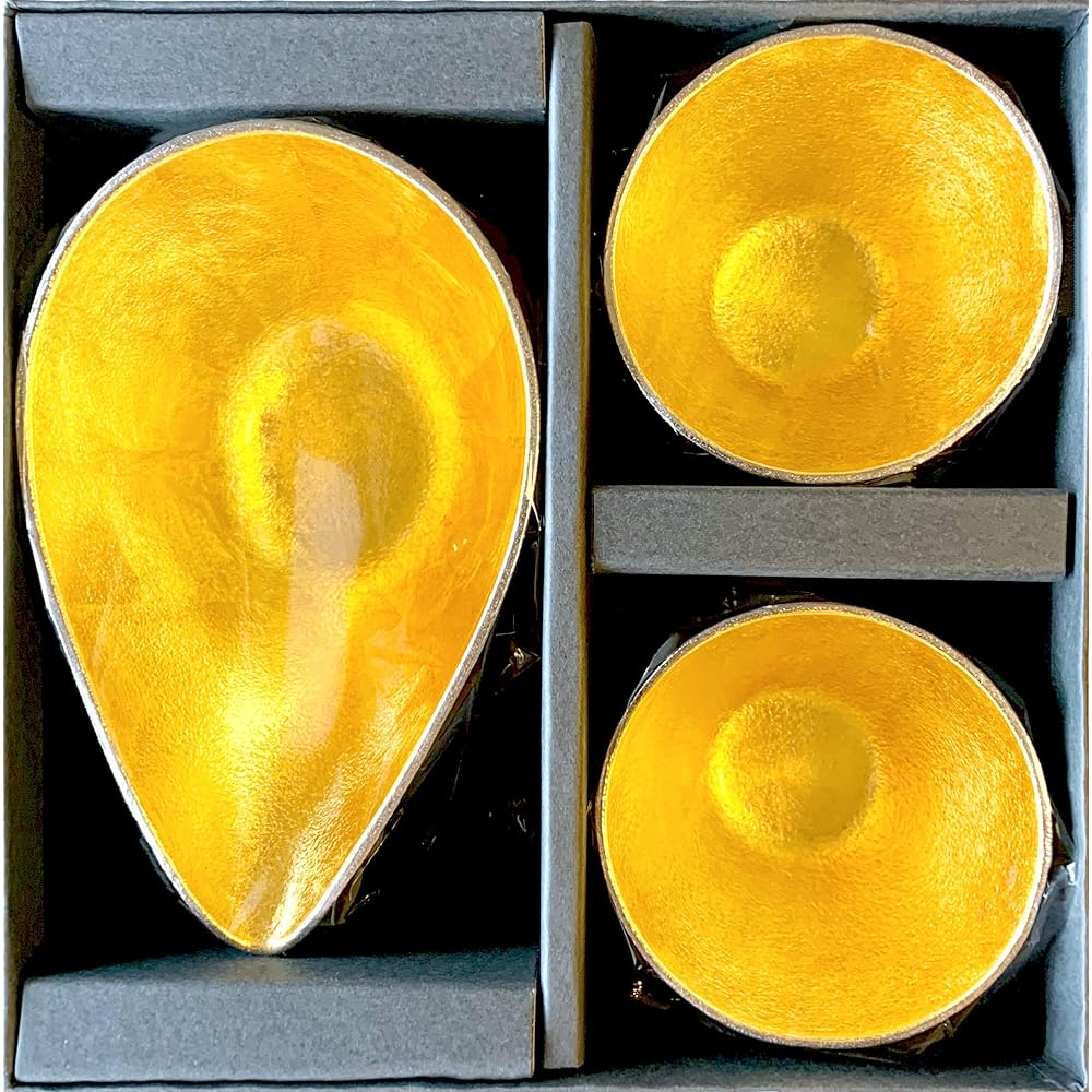 [Wrapping with Nousaku Japanese paper] Katakuchi small gold leaf 1 piece set of 2 cup gold leaf pieces KSG1=GG2