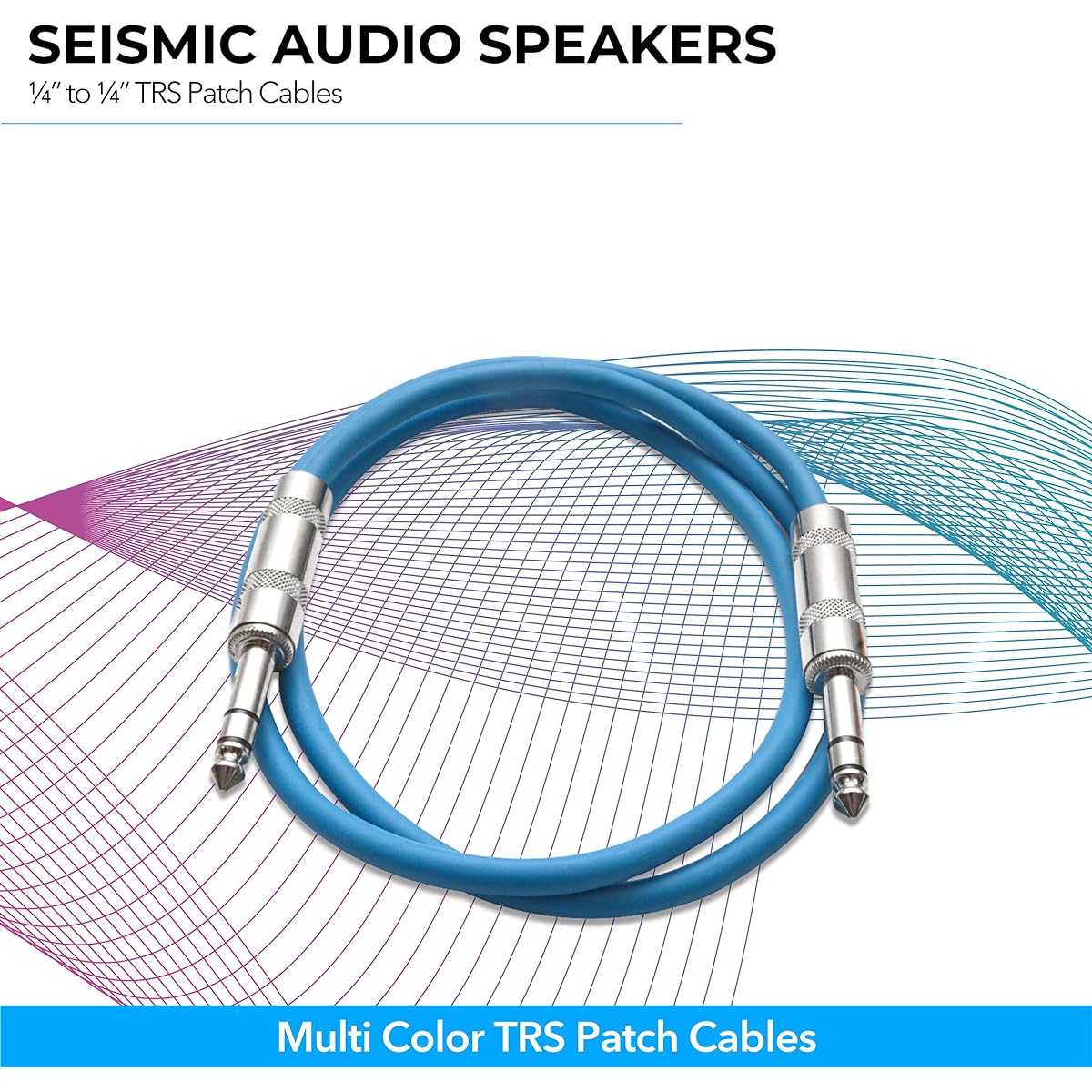 [Parallel import product] Seismic Audio SATRX-2BGORYP 6 inches Stage And Studio Patch Cable