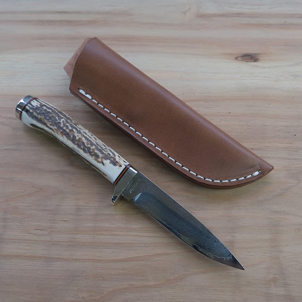 Leather knife case Leather case for 4 inch drop