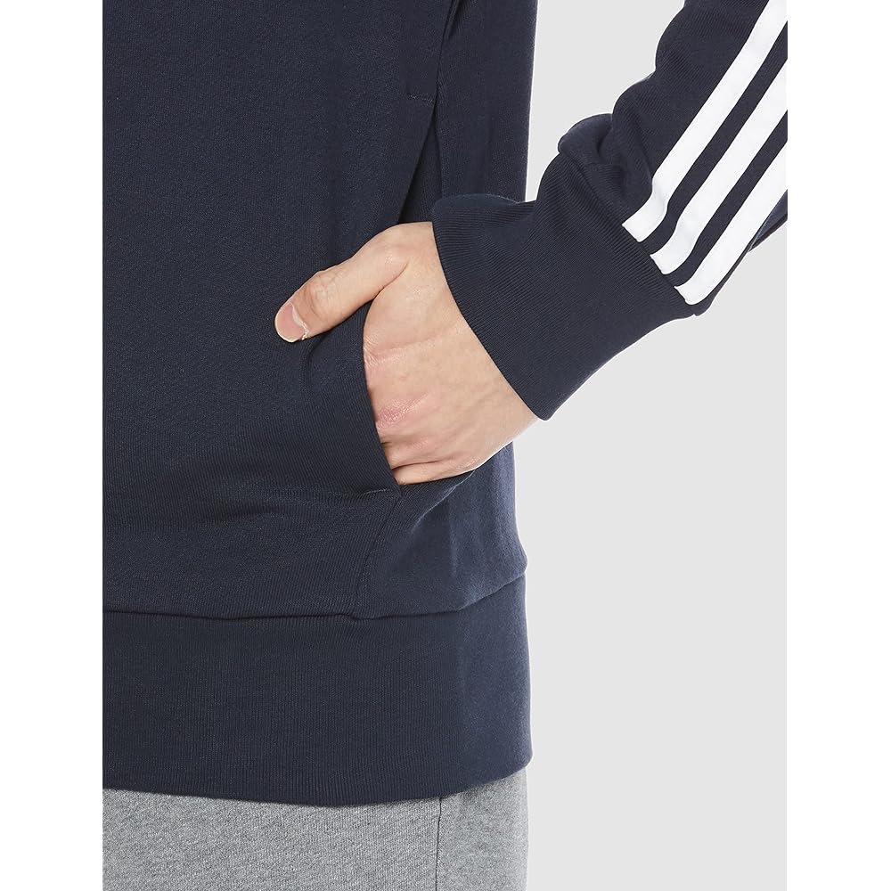 [Adidas] Essentials 3 Stripes Full Zip Hoodie Sweatshirt Hoodie Men's