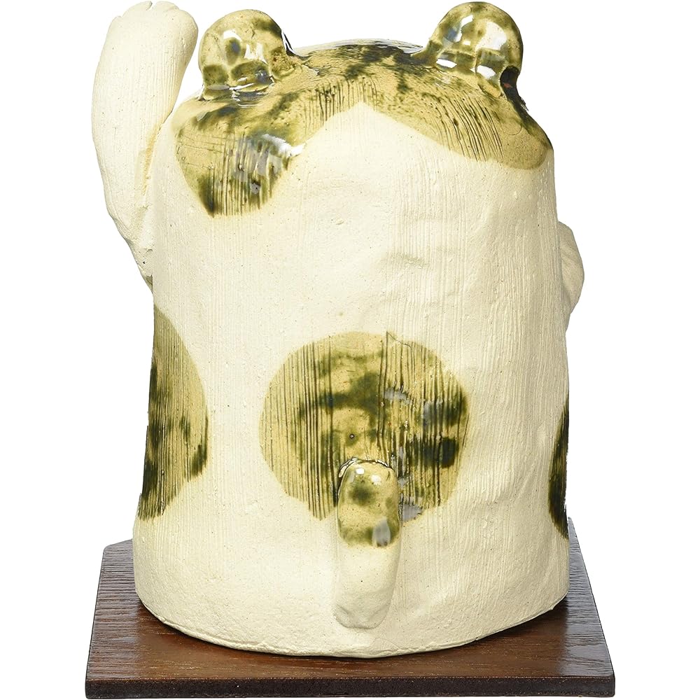 Ceramic Indigo Mino Ware Toyota Kiln Lucky Cat Ornament Large Sea Bream