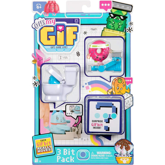 OH! MY GIF, Working Out Doughby Pack - Includes 3 Funny GIFS Brought to Life, Multicolor, Model Number: 24119