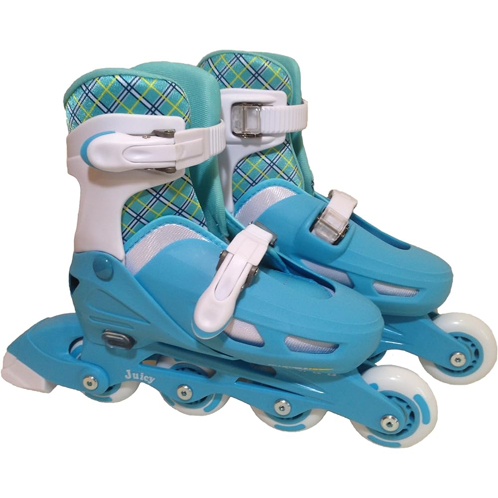 Touhou Kosan Junior Inline Skates & Helmet & Protector Combo Set KK-120 Light Blue L (20cm-23cm)