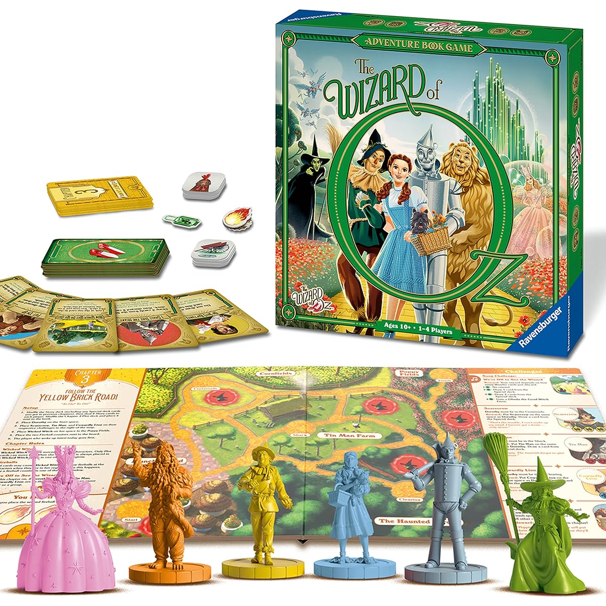 Ravensburger Wizard of Oz Adventure Book Game for ages 10+ - Work together and play the movie