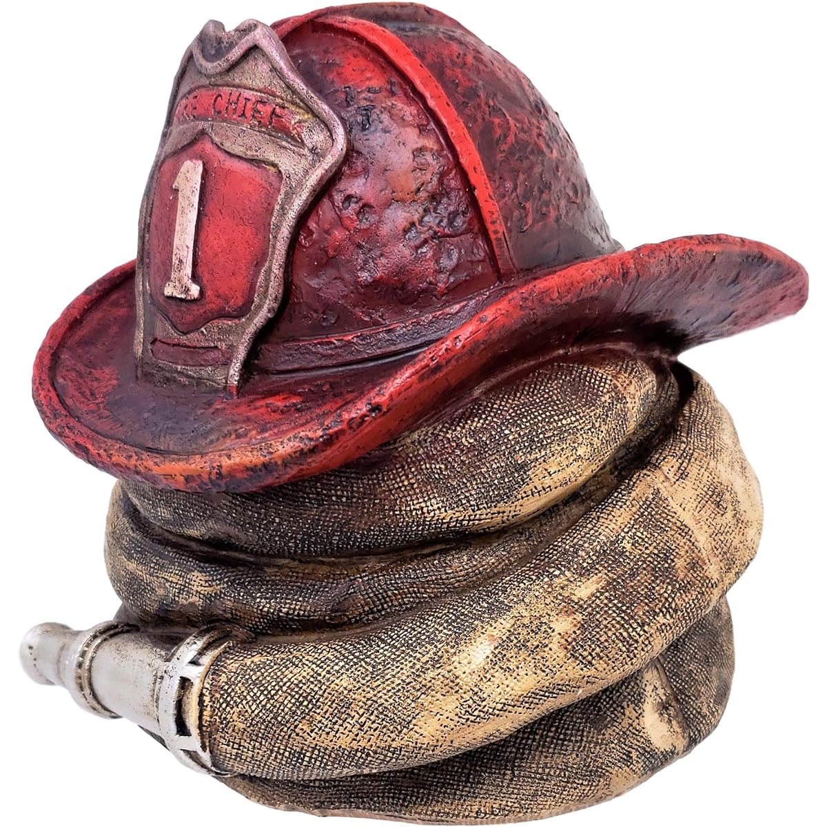 Fire Helmet Coin Bank