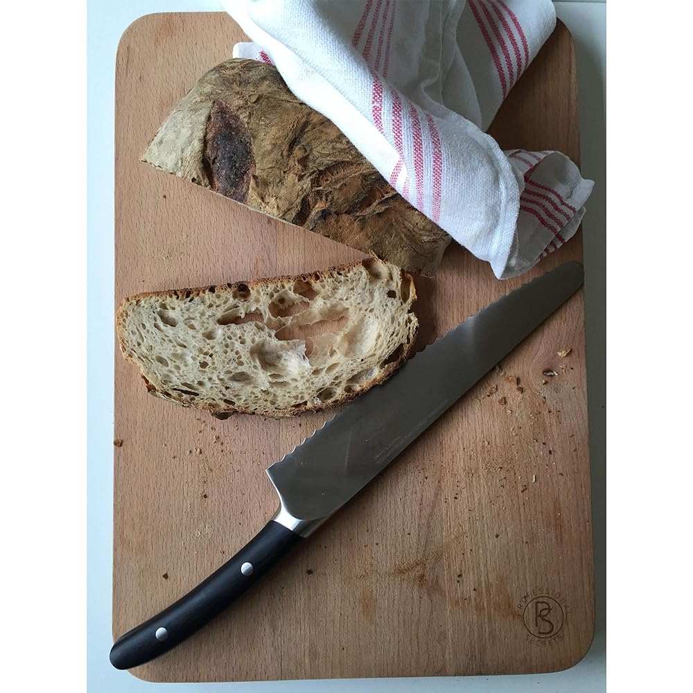 Professional Secrets Santoku Knife Silver 37cm Chef's Knife Bread Knife 37cm 1018