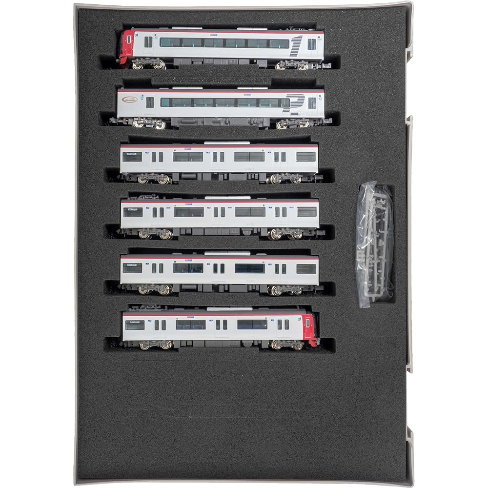Green Max N Gauge Meitetsu 2200 Series 1st Edition Old Paint 6-Car Set with Power 31756 Railway Model Train