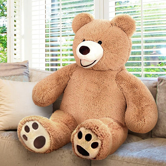 ArtCreativity 4ft Giant Teddy Bear - Super Plush Soft Toy - Jumbo Large Stuffed Animal for Kids and Adults - Huge Plush Toy - Great Gift for Boys and Girls - Giant Carnival Prize