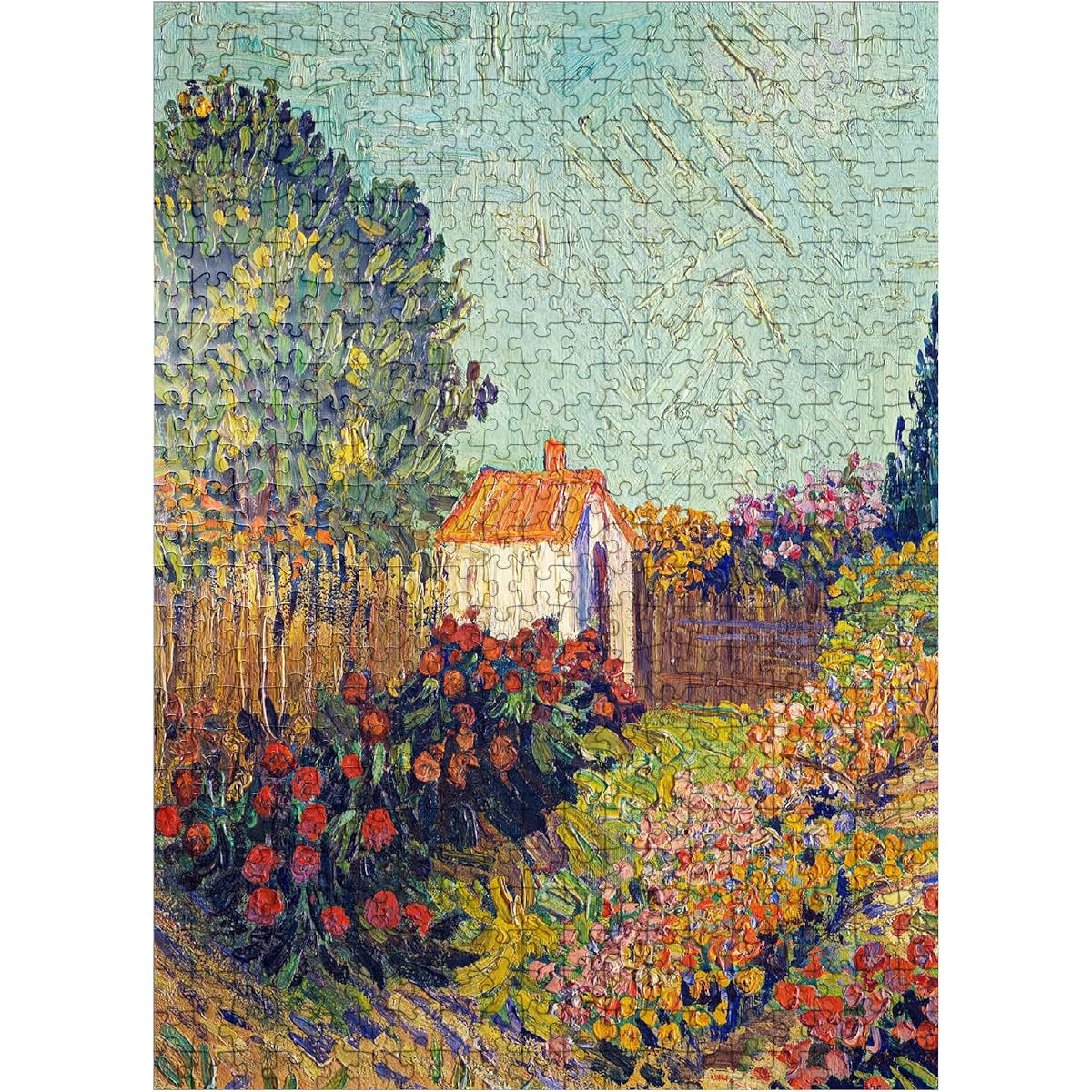 MyPuzzle Landscape 1925-1928 by Vincent van Gogh - Premium 500 Piece Jigsaw Puzzle for Adults
