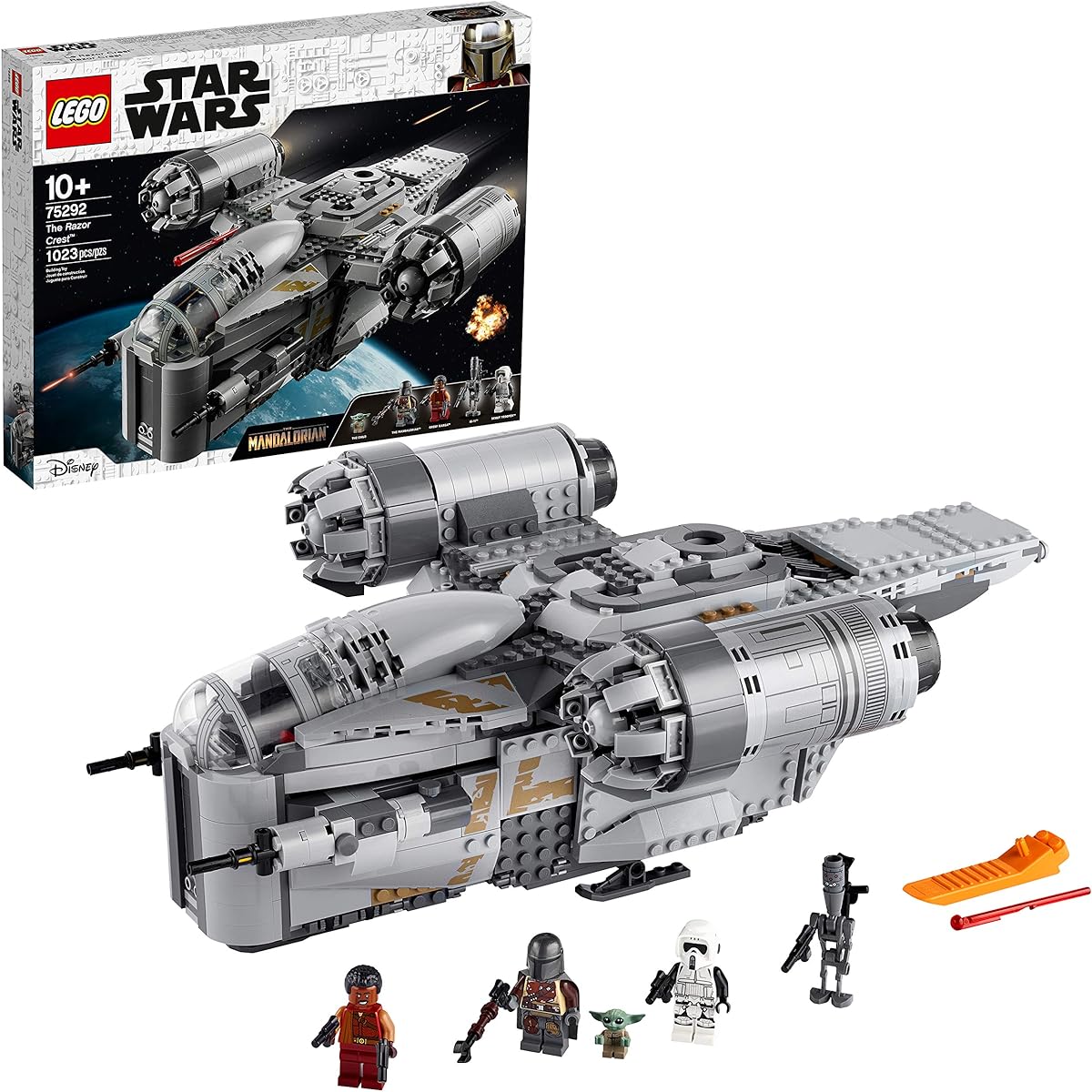 LEGO Star Wars: The Mandalorian The Razor Crest 75292 Building Kit, New 2020 (1,023 Pieces)