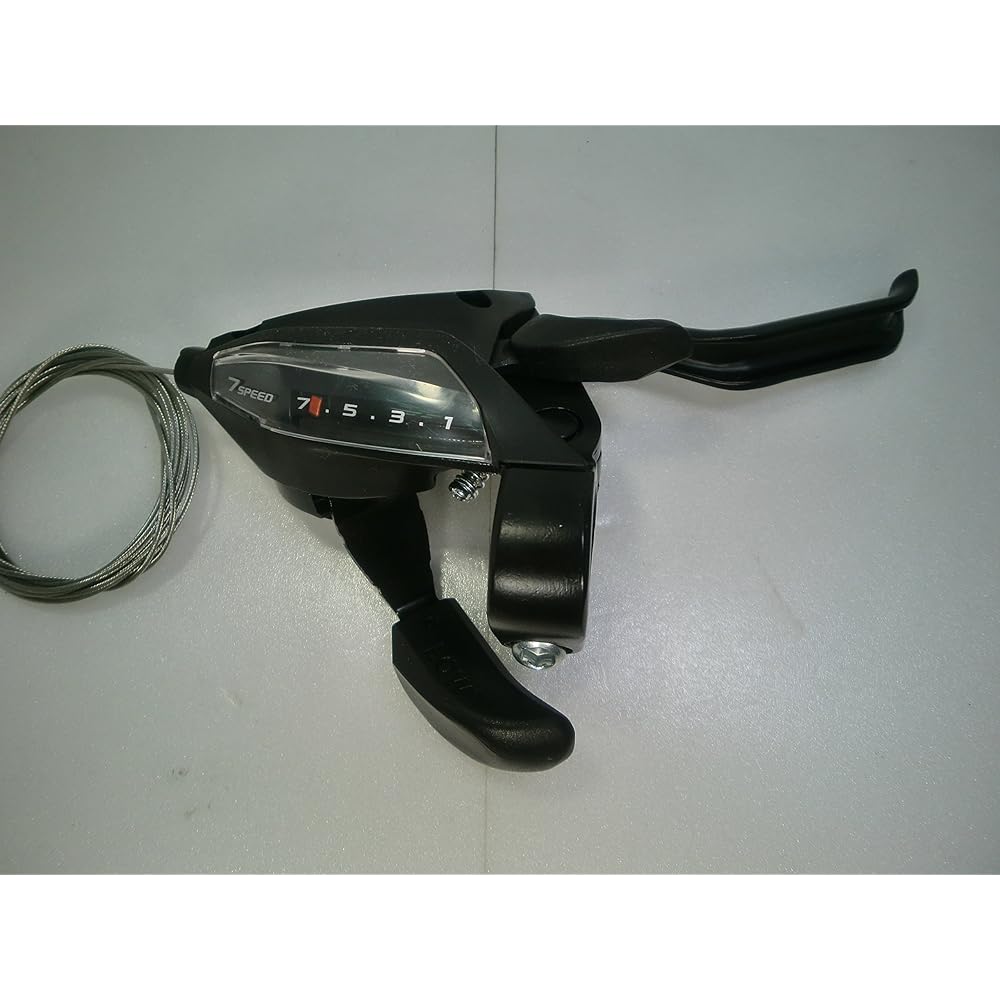 Shimano brake/shift lever 3x7speed ST-EF500 2 finger black left and right set 602
