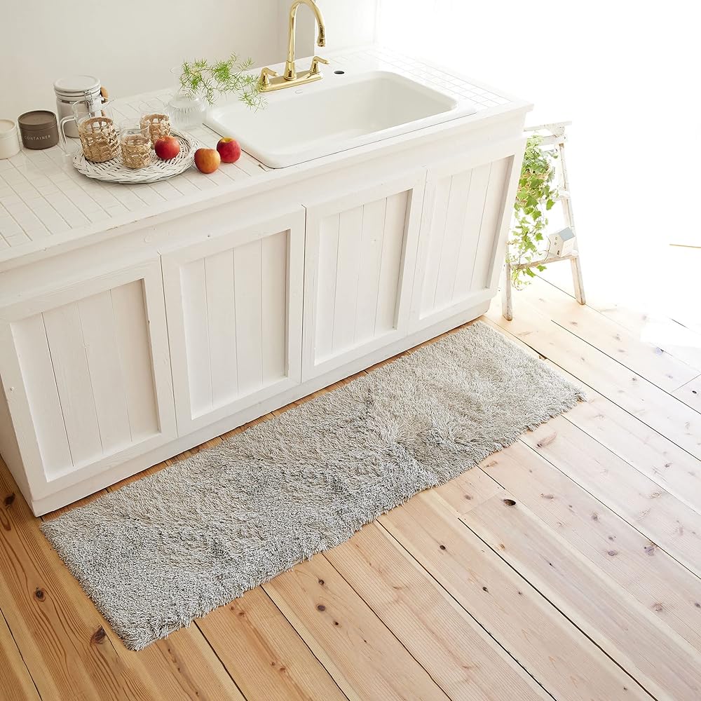 Suminoe Mat Beige 45 x 240cm Washable Toby Mat 13139711