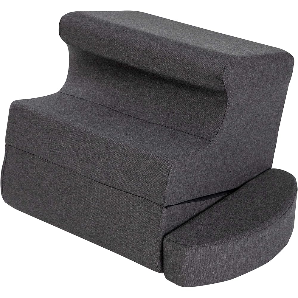 French Bed Nap Pillow Slightly Hard "Snowless Pillow Mini" Unique form based on ergonomics. Pillow cushion for sleeping 75 x 42cm Gray [Authentic French bed product] 360264000