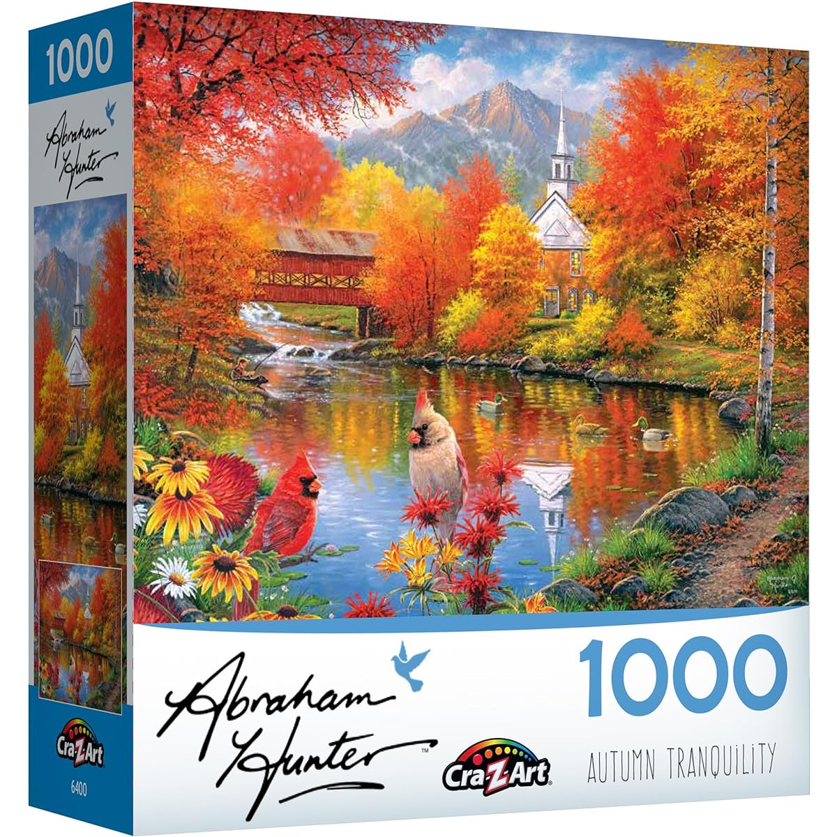 Cra-Z-Art - RoseArt - Abraham Hunter - Autumn Serenity - 1000 Piece Jigsaw Puzzle