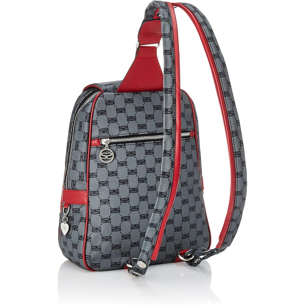 [Savoy] Backpack 8473290 Women's Black Red