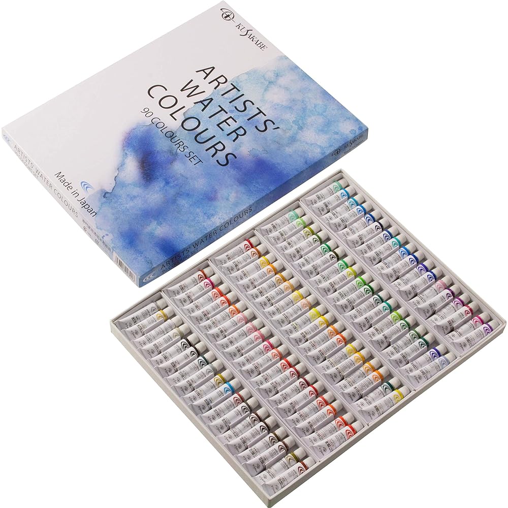 KUSAKABE Transparent watercolor paint 90 colors set 5ml (No. 2)