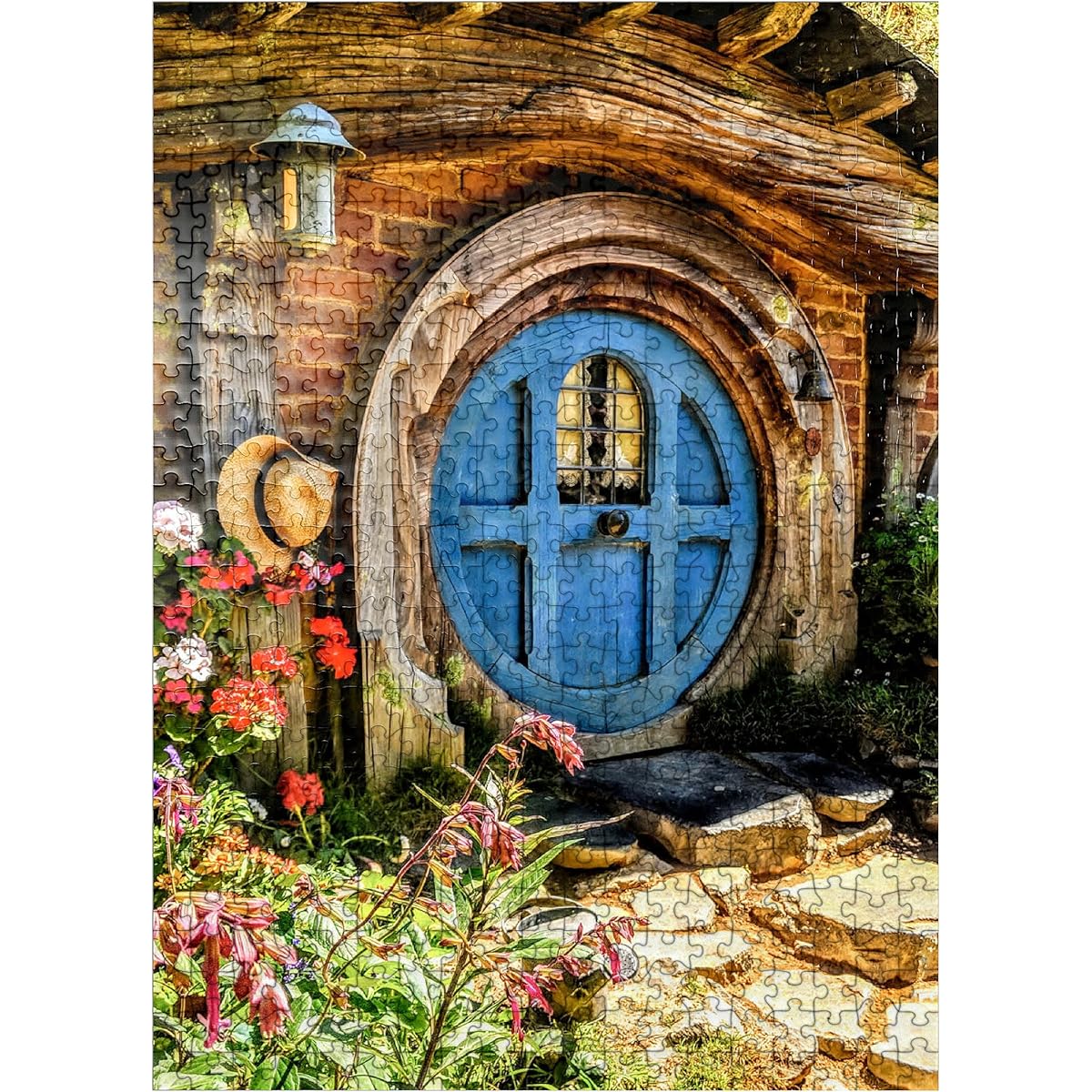 MyPuzzle Hobbit House New Zealand Hobbit House - Premium 500 Piece Jigsaw Puzzle for Adults