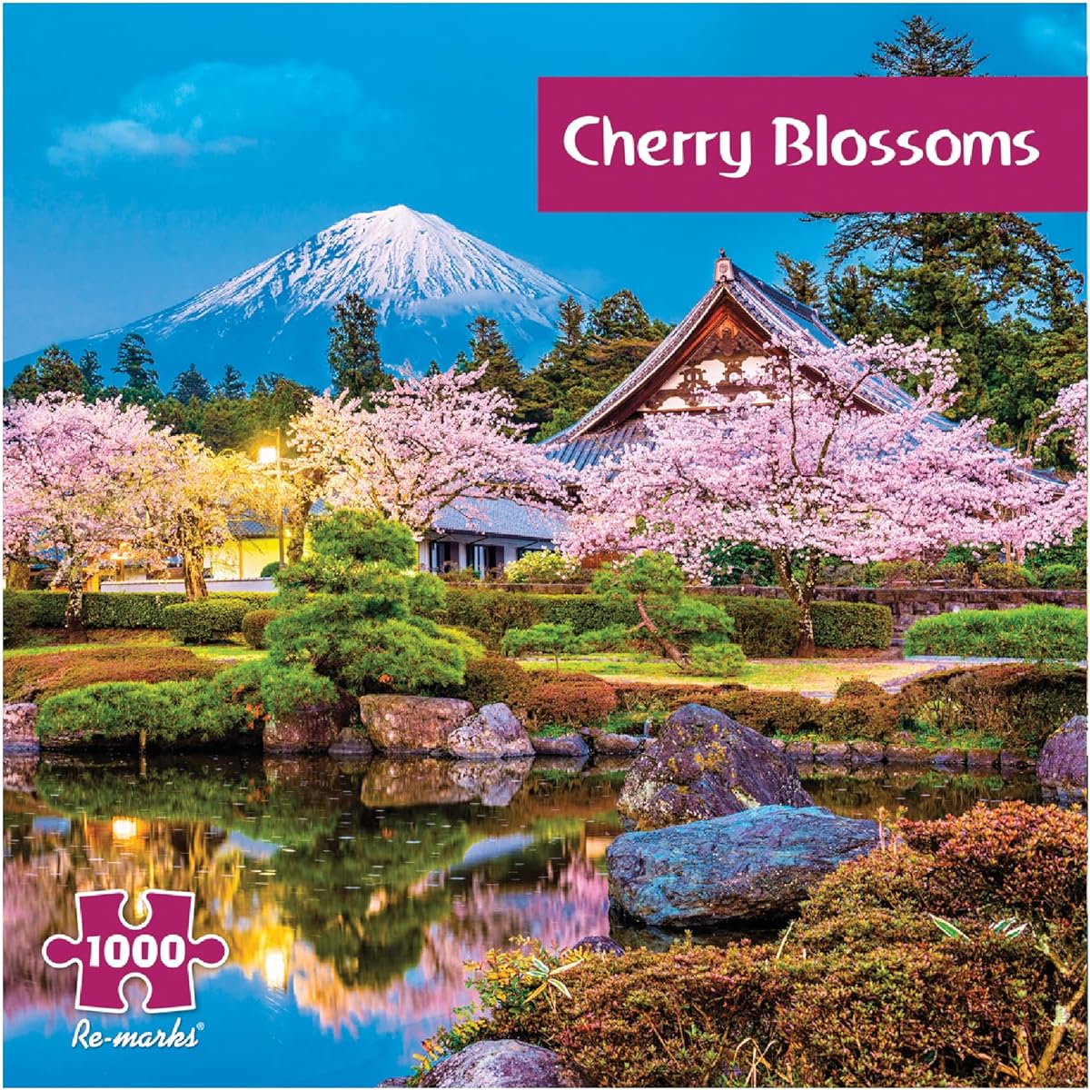 Re-marks Sakura 1,000 Piece Jigsaw Puzzle for All Ages
