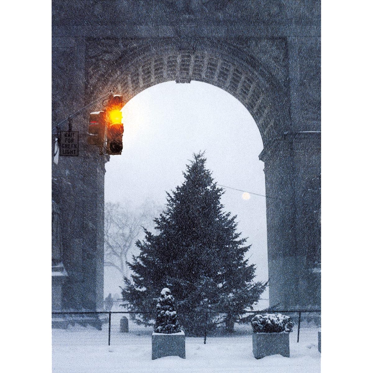 Washington Square Arc New York Christmas Cards with Envelopes Boxed Set of 12 Holiday Cards and 12 Envelopes Made in the USA