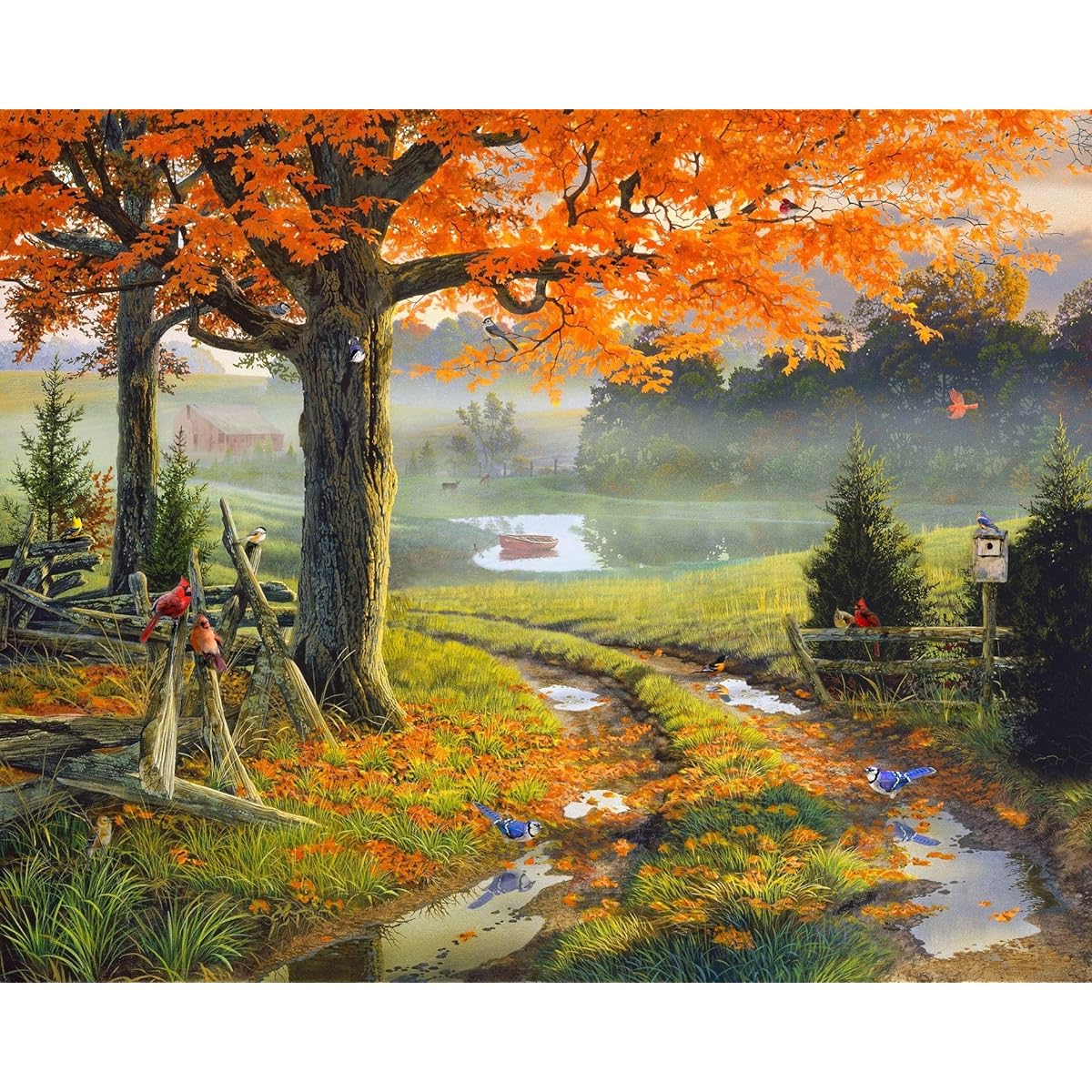 Springbok Country Home Jigsaw Puzzle 1000 Pieces for Adults Made in the USA