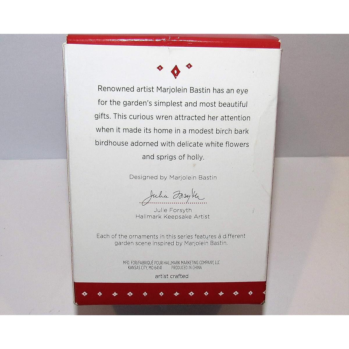 Marjolein Bastin A Home for Wren Ornament 2015 Hallmark